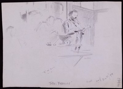Vilmos portréja [? Morris alkotó: Francis Wilfred Lawson