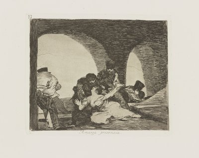 keserű jelenlét. (Bitter To Be Present.), pl. 13 A háború katasztrófái című sorozatból alkotó: Francisco de Goya