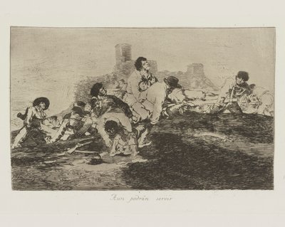 Még szolgálhatnak (They Can Still Be of Use), pl. 24. A háború katasztrófái című sorozatból alkotó: Francisco de Goya
