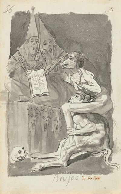 Boszorkányok repülni (A boszorkányok repülni készülnek) [vers] alkotó: Francisco de Goya