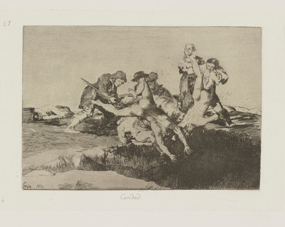 Adomány. (jótékonysági.), pl. 27. A háború katasztrófái című sorozatból alkotó: Francisco de Goya