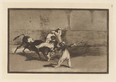 Cogida de un Moro estando en la plaza (A Moor Caught by the Bull in the Ring), Plate 8 from La tauromaquia   1336196   hu       hungarian Successfully Translated  Original: La Vie de Jeune Homme Translat: La Vie de Jeune Homme 1291442 hu hungarian Successf alkotó: Francisco de Goya