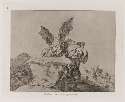 A közjó ellen, 71. tábla a háború katasztrófáiból alkotó: Francisco de Goya