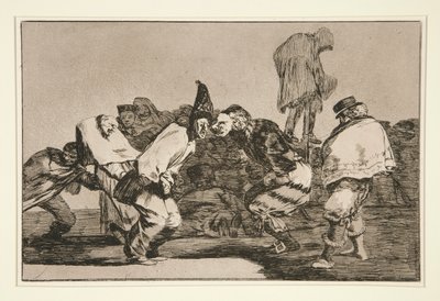 Disparate de carnaval (Carnival Folly), pl. 14 a Los proverbios sorozatból alkotó: Francisco de Goya