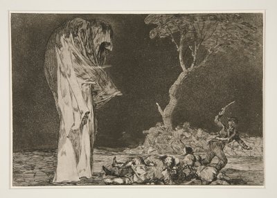 A félelem értelmetlensége (The Folly of Fear), pl. 2 A közmondásokból alkotó: Francisco de Goya
