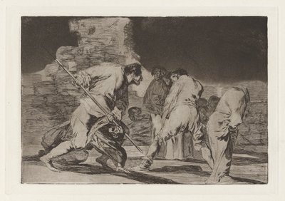 Disparate furioso (Furious Folly), más néven Hizonos dios y maravillamos nos (Csodálatos és Isten teremtett minket, a Los disparates (Los proverbios) sorozatból) alkotó: Francisco de Goya