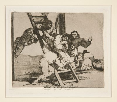 Nehéz a lépés! (Tétel alkotó: Francisco de Goya