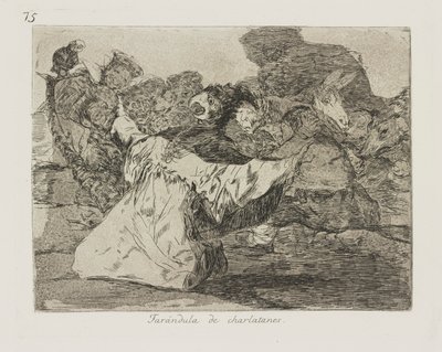 Charlatan show-biznisz. (Sarlatánok alkotó: Francisco de Goya