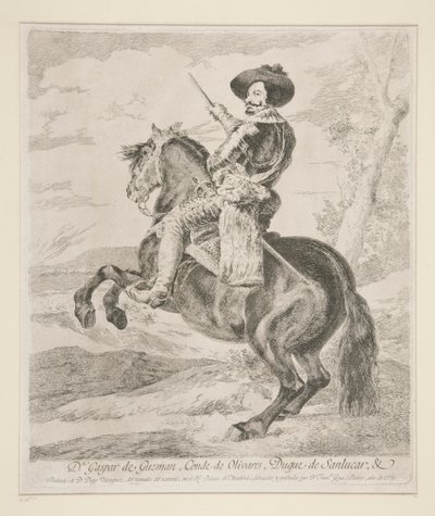 Gaspar de Guzman, Olivares hercege alkotó: Francisco de Goya