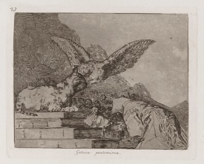 Gatesque pantomim (Feline Pantomime), 73. tábla A háború katasztrófáiból alkotó: Francisco de Goya