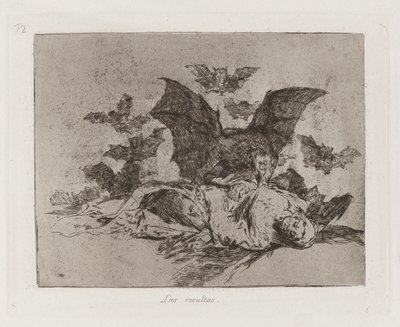 Az eredmények (The Consequences), 72. tábla a The Disasters of War-ból alkotó: Francisco de Goya