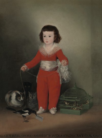 Manuel Osorio Manrique de Zuñiga 1784-1792, 1787-88. alkotó: Francisco de Goya