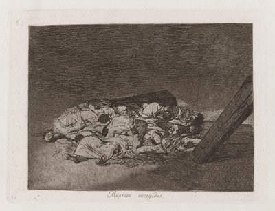 Harvest of the Dead, 63. tábla a háború katasztrófáiból alkotó: Francisco de Goya