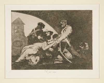 Azoknak sem (Nither Do These), pl. 11. A háború katasztrófáiból alkotó: Francisco de Goya