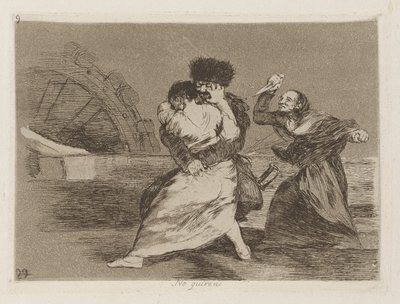 No quieren [sic] (Nem teszik alkotó: Francisco de Goya