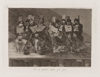Nem tudom, miért [sic] (One Can alkotó: Francisco de Goya