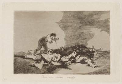 Erre születtél (This Is What You Were Born For), pl. 12. A háború katasztrófái című sorozatból alkotó: Francisco de Goya