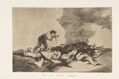 12. tábla a The Disasters of War Los Desastres de la Guerra-ból: This..., 1810, 1863. kiadás. alkotó: Francisco de Goya