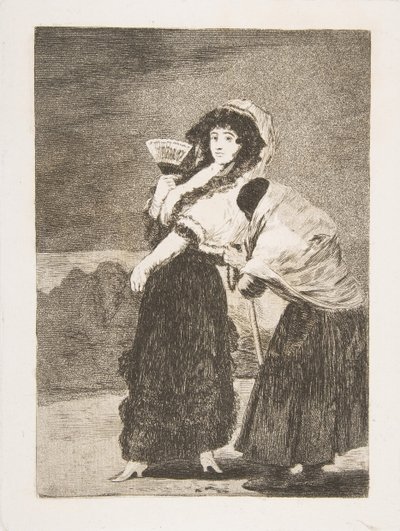 16. tábla Los Caprichosból: Az ég szerelmére: anyja, Dios la Perdone..., 1797-98. alkotó: Francisco de Goya