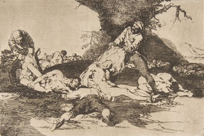 16. tábla a The Disasters of War Los Desastres de La Guerra-ból: Ők..., 1810, 1863. kiadás. alkotó: Francisco de Goya