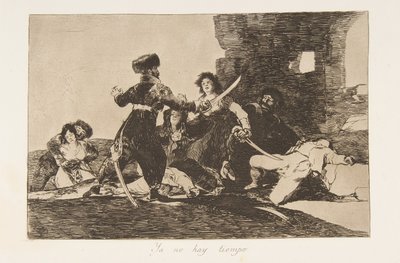 19. tábla a „The Disasters of War” Los Desastres de la Guerra-ból: „Ott..., 1810, 1863. alkotó: Francisco de Goya