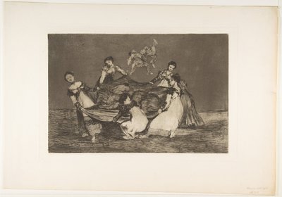 1. tábla a Különbözőkből: Női bolondság., kb. 1816-23, 1864-ben megjelent. alkotó: Francisco de Goya