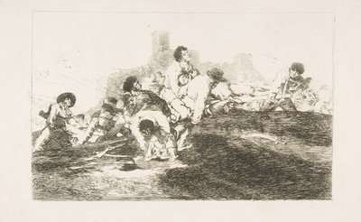24. tábla a The Disasters of War Los Desastres de la Guerra-ból: Még mindig lehetnek u..., 1810. alkotó: Francisco de Goya