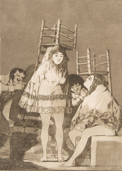 26. tábla Los Caprichosból: Már foglaltak helyet Ya tienen asiento., 1799. alkotó: Francisco de Goya