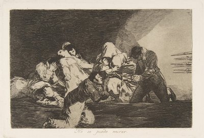 26. tábla a The Disasters of War Los Desastres de la Guerra-ból: One..., 1810-20, megjelent 1863. alkotó: Francisco de Goya