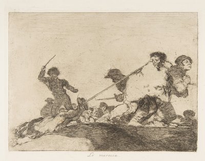 29. tábla a The Disasters of War Los Desastres de la Guerra-ból:: He ..., 1810, 1863-ban megjelent. alkotó: Francisco de Goya