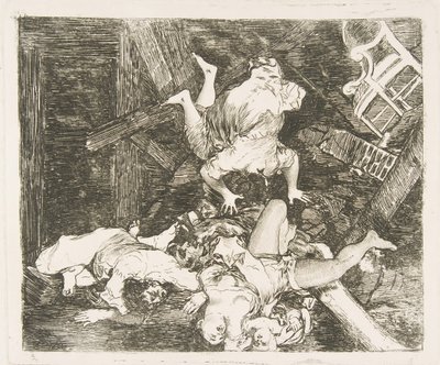 30. tábla a The Disasters of War Los Desastres de la Guerra: Ravages of War című filmből. Estr..., 1810. alkotó: Francisco de Goya
