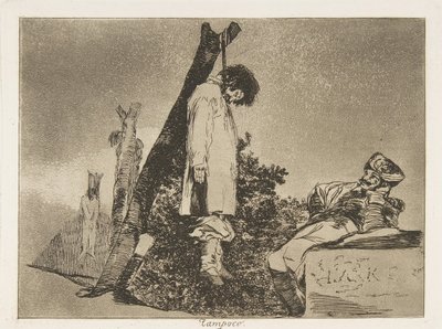 36. tábla a „The Disasters of War” Los Desastres de La Guerra-ból: „Nem [..., 1810, 1863. alkotó: Francisco de Goya