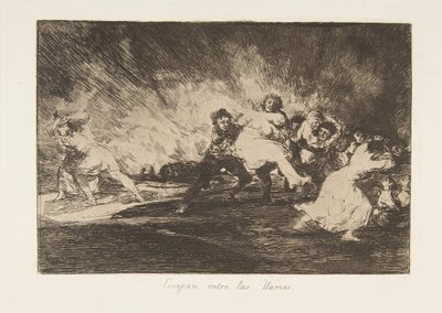 41. tábla a The Disasters of War Los Desastres de La Guerra-ból: Ők..., 1810, 1863. kiadás. alkotó: Francisco de Goya