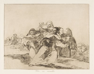 42. tábla a The Disasters of War Los Desastres de la Guerra-ból: Every..., 1810, megjelent 1863. alkotó: Francisco de Goya