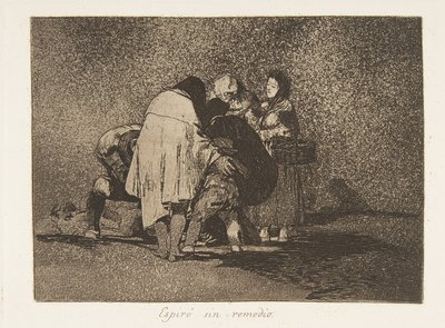 53. tábla a The Disasters of War Los Desastres de la Guerra-ból: Th..., 1811-12, megjelent 1863. alkotó: Francisco de Goya