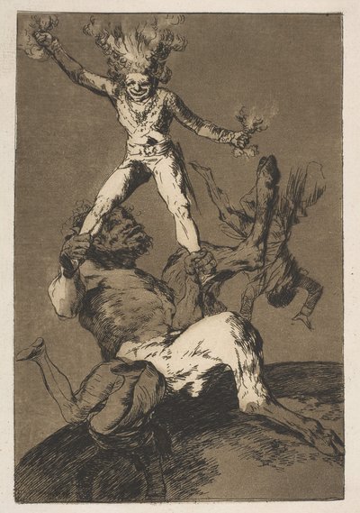56. tábla Los Caprichosból: Emelkedni és süllyedni Subir y bajar., 1799. alkotó: Francisco de Goya