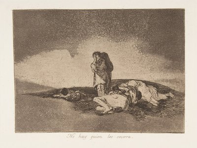 60. tábla a The Disasters of War Los Desastres de la Guerra-ból: Th..., 1811-12, megjelent 1863. alkotó: Francisco de Goya