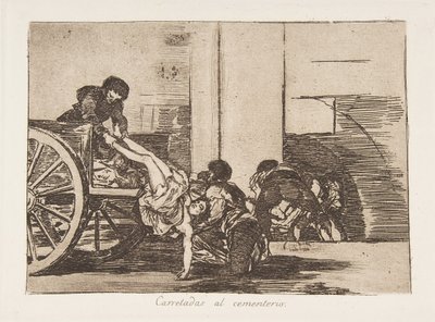 64. tábla a „The Disasters of War” Los Desastres de la Guerra-ból: „Ca..., 1811-12, 1863-ban megjelent. alkotó: Francisco de Goya