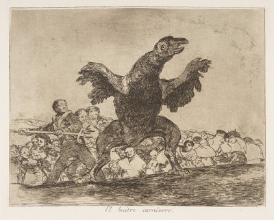 76. tábla a The Disasters of War Los Desastres de la Guerra...-ból, 1814-15 után, 1863. alkotó: Francisco de Goya