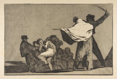 A. tábla a különbözõkbõl: Well-Known Folly, kb. 1877 előtt megjelent 1816-23. alkotó: Francisco de Goya