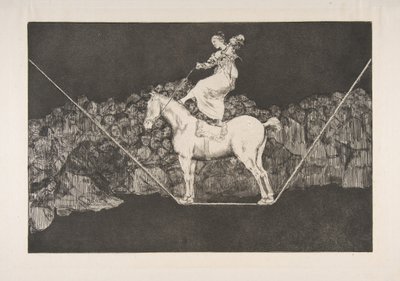B tábla a Disparates: Punctual Folly, kb. 1877 előtt megjelent 1816-23. alkotó: Francisco de Goya
