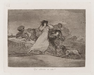 Hogy? lázadás ez? (What Is This Hubbub?), 65. tábla a The Disasters of War-ból alkotó: Francisco de Goya
