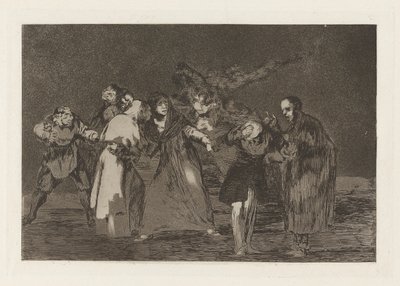 Szúrt sebeket gyógyítanak, de nem rossz szavakat (A sebek gyorsabban gyógyulnak, mint a kapkodó szavak), a Los absurdities (Los proverbios) sorozatból alkotó: Francisco de Goya