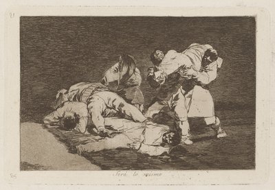 Lenni? Ugyanaz lesz, 21. tábla a The Disasters of War-ból alkotó: Francisco de Goya