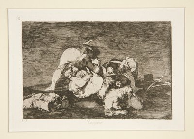 Egyik sem (Ne [Do These] sem), pl. 10 a The Disasters of War sorozatból alkotó: Francisco de Goya
