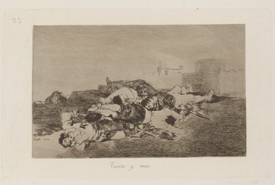 Mindkettő és több (még rosszabb), 22. lemez a The Disasters of War-ból alkotó: Francisco de Goya