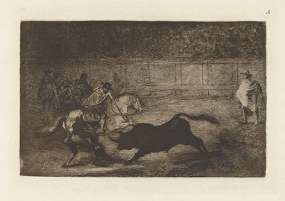 Egy spanyol lovas összetör alkotó: Francisco de Goya