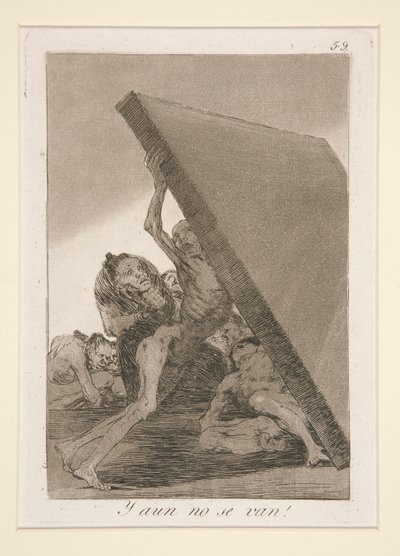 Y aun no se van! (És mégis Donnak alkotó: Francisco de Goya