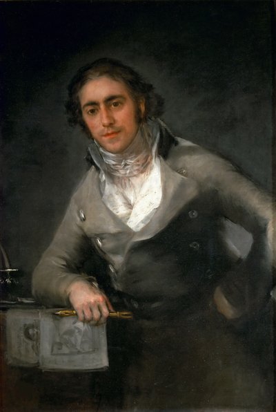 Evaristo Pérez de Castro férfi portréja, 1806 körül. alkotó: Francisco Goya de