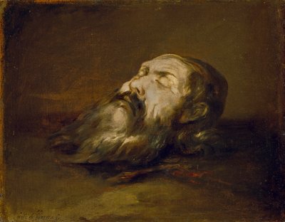 Szent fejét lefejezték alkotó: Francisco Herrera the Elder